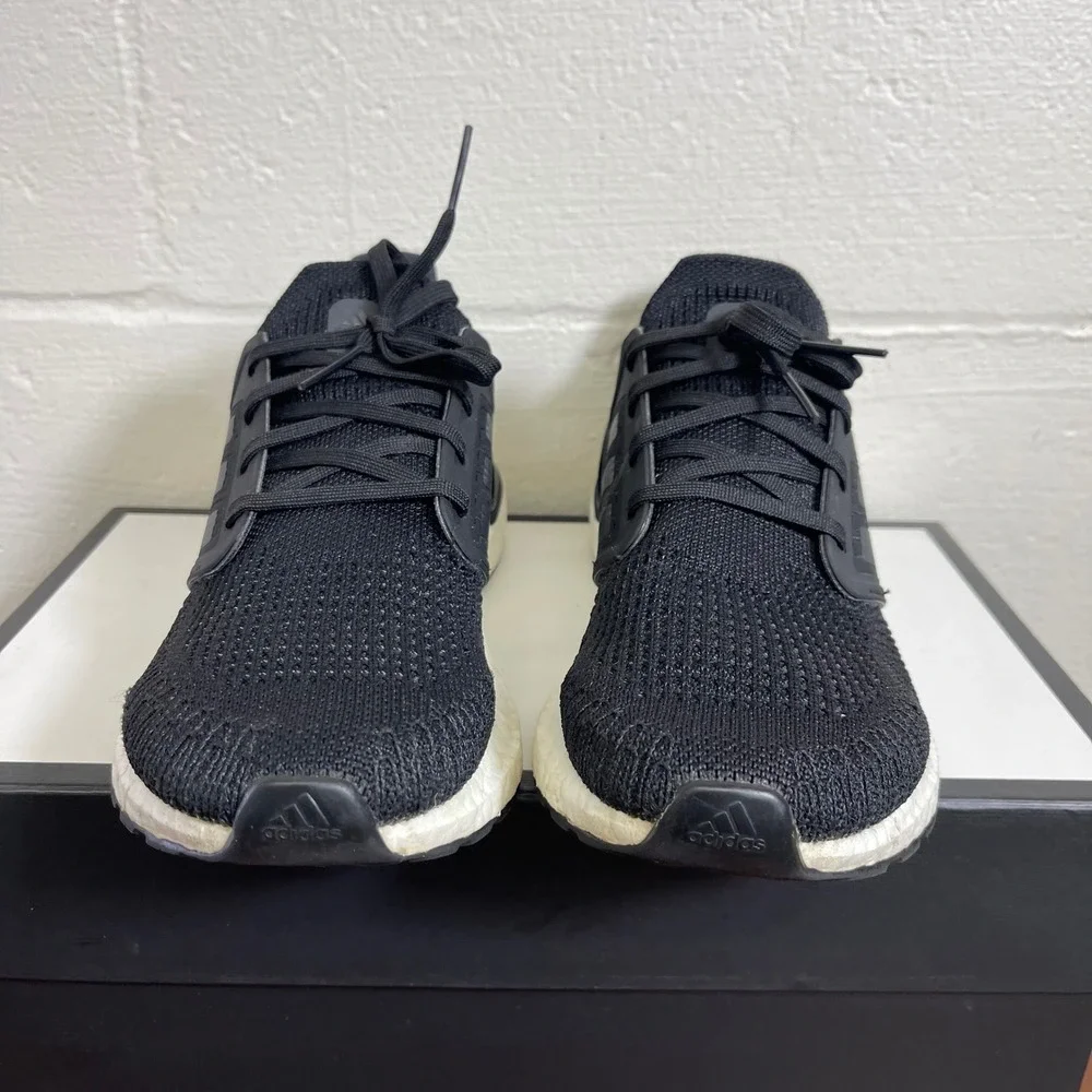 Adidas Ultraboost 20 EG0714 Core Black White‎ Running Shoes Sneaker Women's 8 US